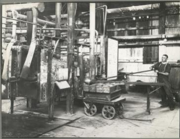 Casting of Silver in old Parting Plant Early 30's